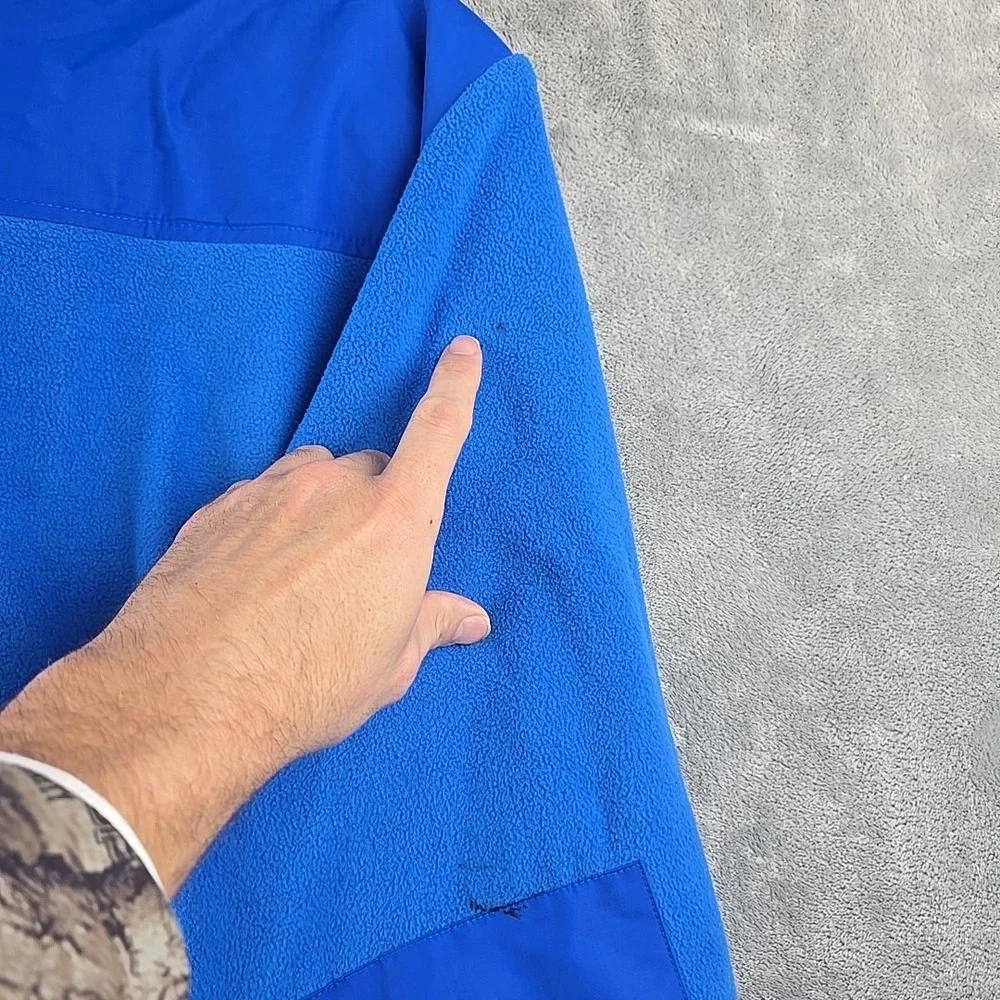 5.11 Tactical Series‎ Jacket Mens XL Cobalt Blue Fleece Full Zip Up Coat Flaw